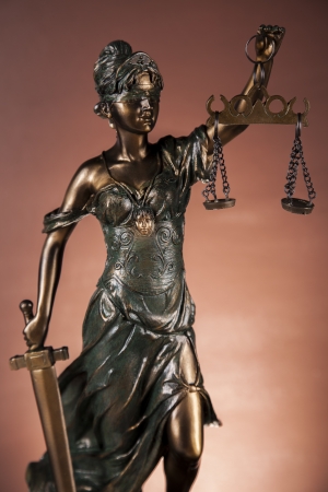 Atmospheric composition with law and justice stuffの写真素材
