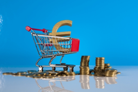 Financial theme with business stuffの写真素材