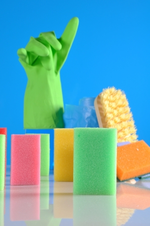 Colorful cleaning themeの写真素材