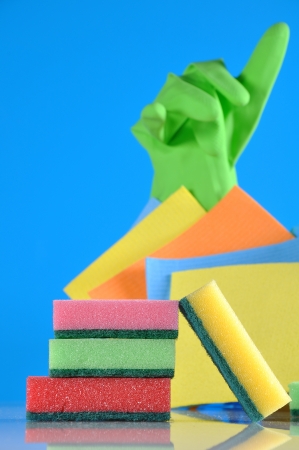Cleaning theme, saturated conceptの写真素材