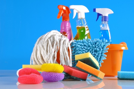Washing up, cleaning themeの写真素材