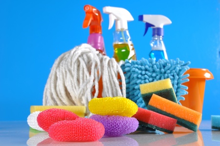 Washing up, cleaning themeの写真素材