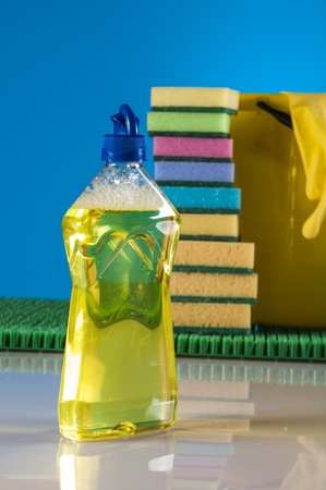 Vivid cleaning conceptの写真素材