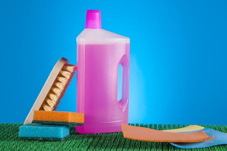 Washing and cleaning equipment, cleaning setの写真素材