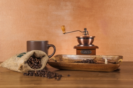 Rural concept of coffeeの写真素材