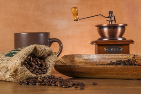 Rural concept of coffeeの写真素材