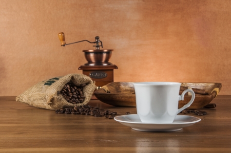 Italian coffee concept with cafe setの写真素材