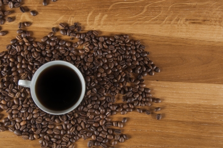 Country theme with coffeeの写真素材