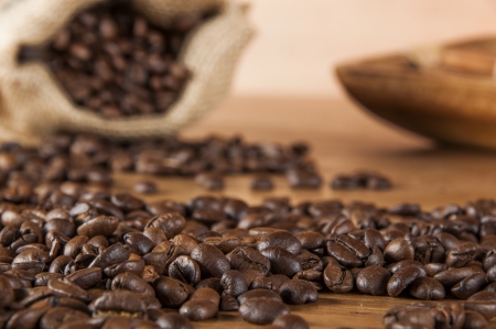 Country theme with coffeeの写真素材