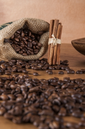 Country theme with coffeeの写真素材