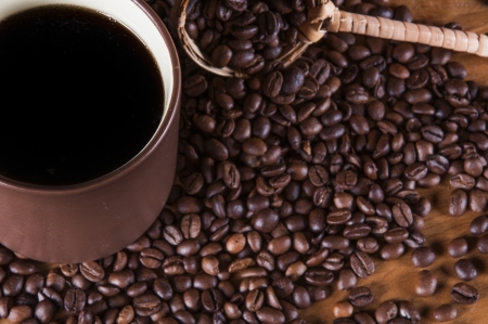 Decorative coffee beans conceptの写真素材
