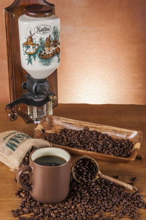 Decorative coffee beans conceptの写真素材