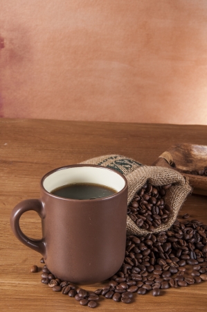 Decorative coffee beans conceptの写真素材
