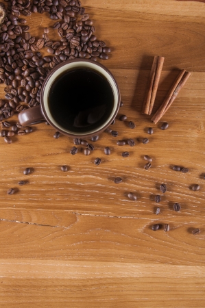 Country theme with coffeeの写真素材
