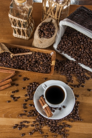 Atmospheric traditional coffee conceptの写真素材