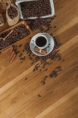 Atmospheric traditional coffee conceptの写真素材
