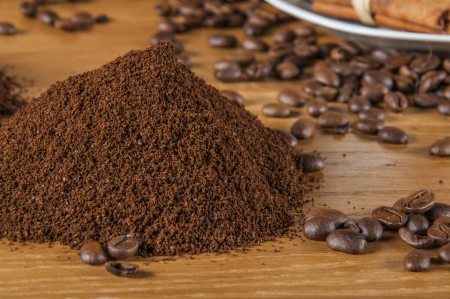 Coffee stuff, rural climateの写真素材