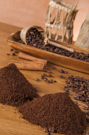 Coffee stuff, rural climateの写真素材