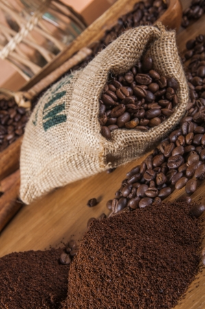 Coffee stuff, rural climateの写真素材