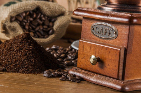 Theme of coffee and italian cafeの写真素材