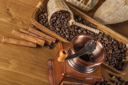 Traditional country theme, coffeeの写真素材
