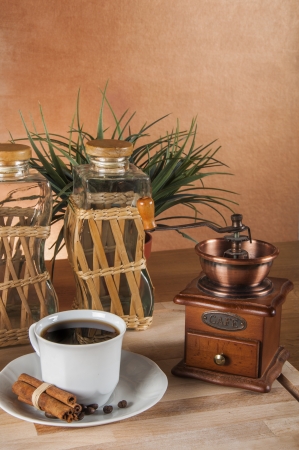 Theme of coffee and italian cafeの写真素材