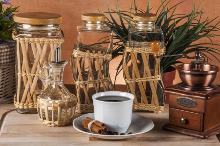 Theme of coffee and italian cafeの写真素材