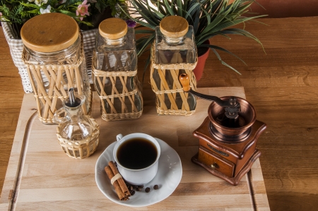 Theme of coffee and italian cafeの写真素材