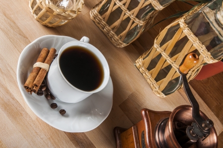 Theme of coffee and italian cafeの写真素材