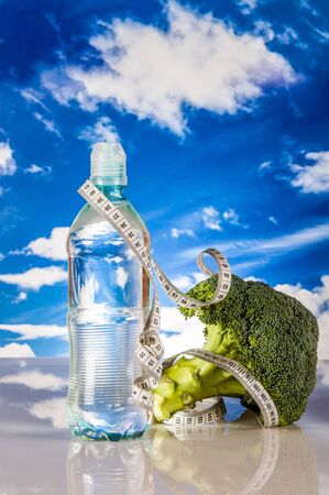 Saturated fitness compositionの写真素材
