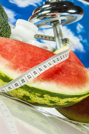 Fruits, vegetables, healthy foodの写真素材