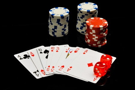 Black theme, casino, gambling