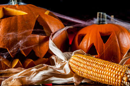 Halloween pumpkinの写真素材