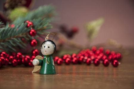 Christmas theme with ambient lightの写真素材