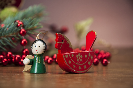 Christmas theme with ambient lightの写真素材