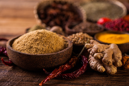 Asian seasoning, spices themeの写真素材