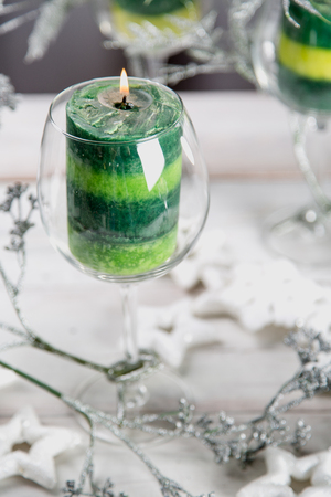 Winter cozy concept with decorationsの写真素材