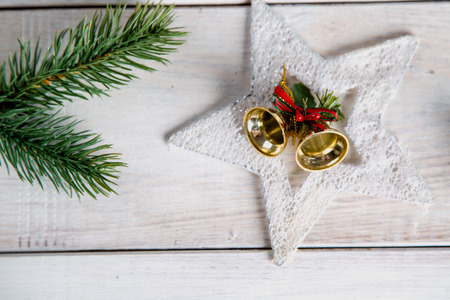 Holiday bright background, Christmas timeの写真素材