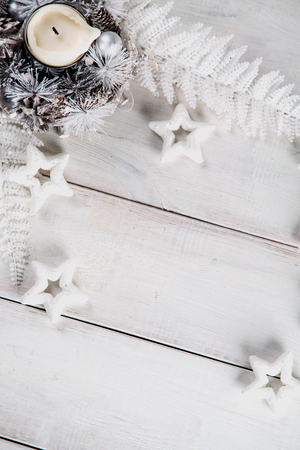 Holiday bright background, Christmas timeの写真素材