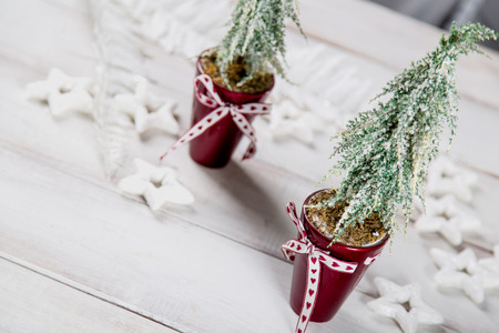 Holiday bright background, Christmas timeの写真素材