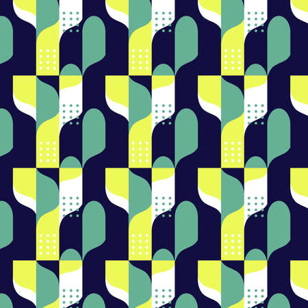Geometric pattern. Seamless abstract pattern with triangles. Modern geometric background. Vector background. Geometric pattern for textiles, packaging, Wallpaper. Colored triangles.のイラスト素材