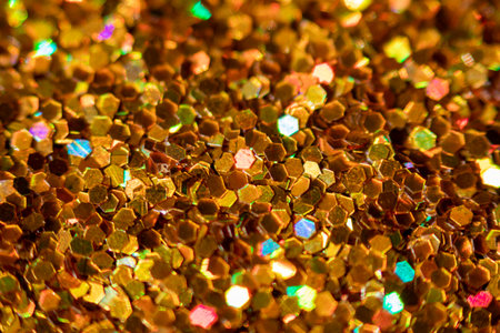 Abstract multicolored pastel multicolored glitter sparkle confetti background for invitation, festive blurred background.の写真素材