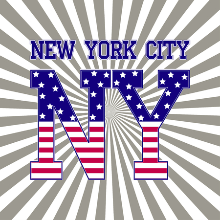 New york Brooklyn sport typography t-shirt. New york College fashion design print for t-shirt. Brooklyn T-shirt Printing Design, original wear,  sportswear apparelのイラスト素材