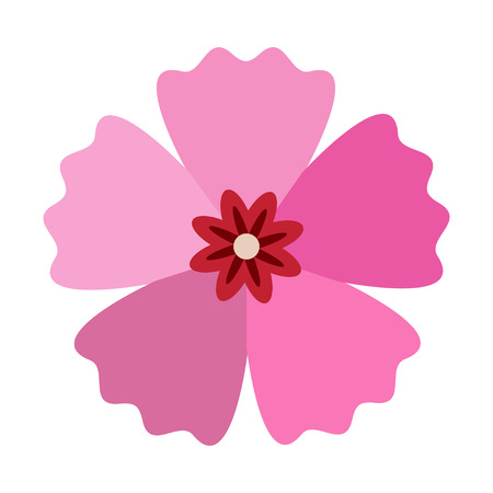 Rose of Sharon icon in flat style Mugunghwaのイラスト素材