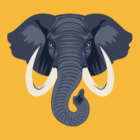 elephant iconのイラスト素材