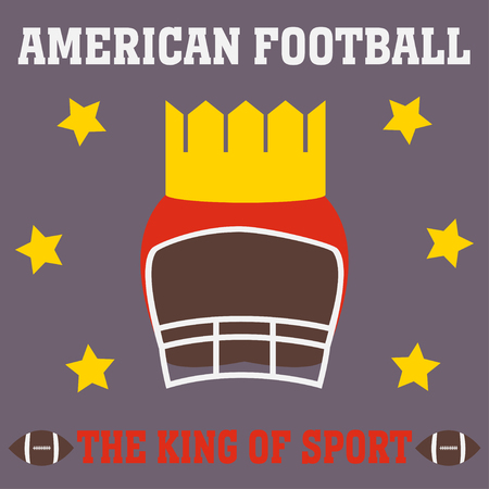 football americanのイラスト素材