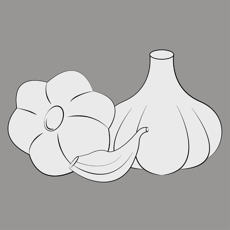 Garlic iconのイラスト素材