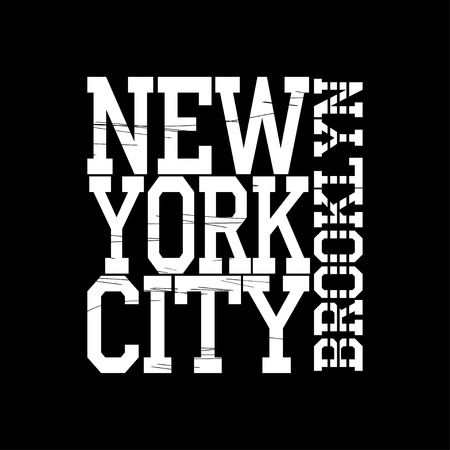 New York Sport Brooklyn team T-shirt Designのイラスト素材