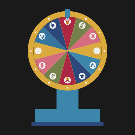 Wheel of fortuneのイラスト素材
