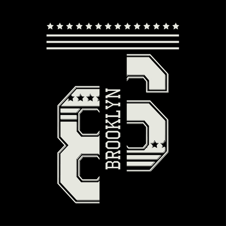 New york  typographyのイラスト素材